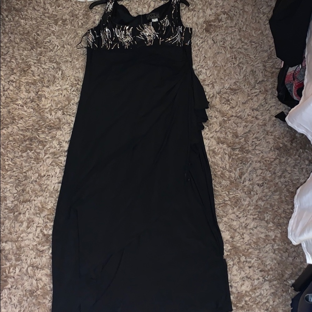 Midi black dress